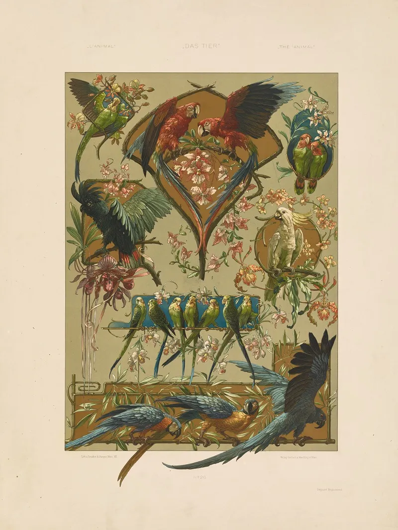 Das Thier In Der Decorativen Kunst Pl 27