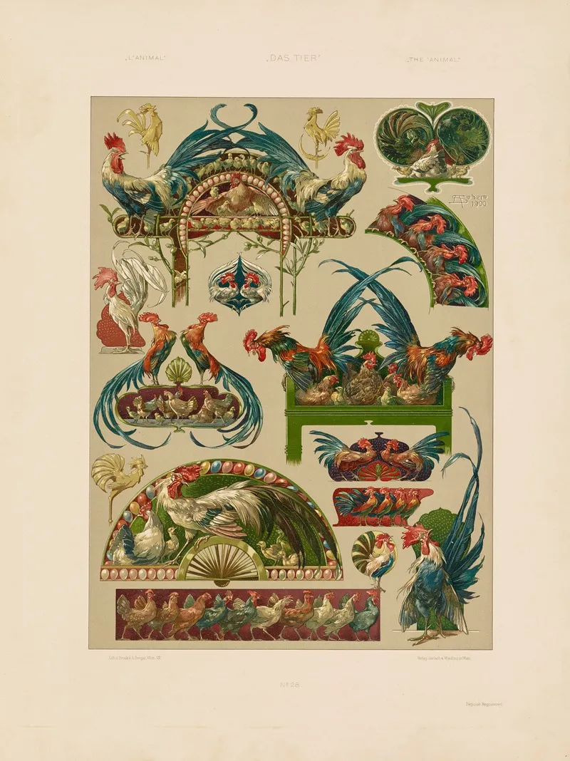 Das Thier In Der Decorativen Kunst Pl 29
