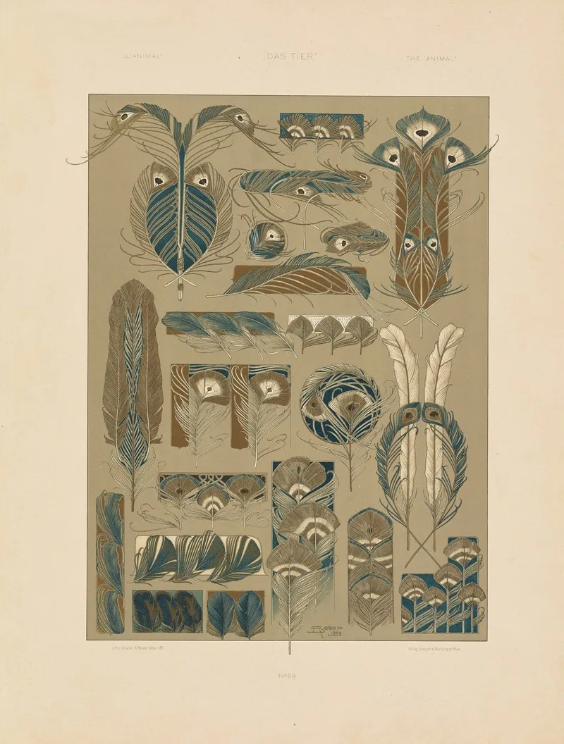 Das Thier In Der Decorativen Kunst Pl 30