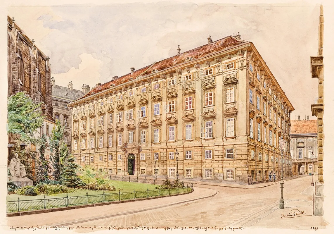 Das Unterrichtsministerium Am Minoritenplatz The Ministry Of Education On Minoritenplatz