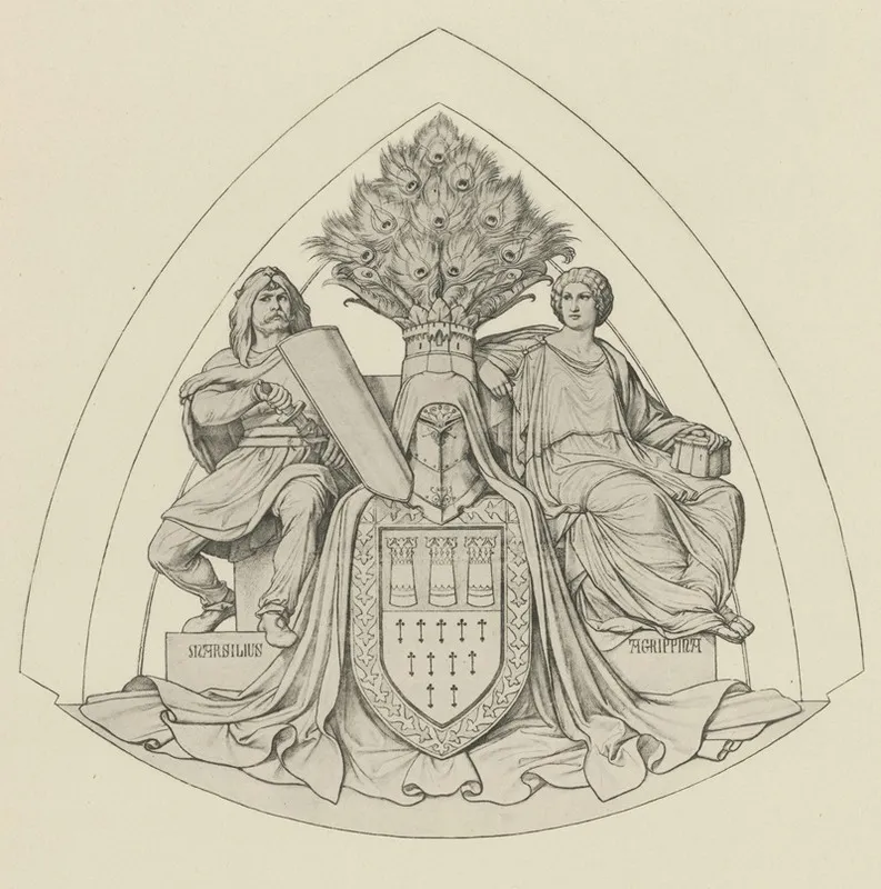 Das Wappen Der Stadt Koln Wall Art by Eduard von Steinle - High-Resolution Digital Print