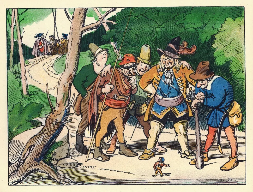Daumerlings Wanderschaft Pl 3 Wall Art by Hermann Stockmann - High-Resolution Digital Print
