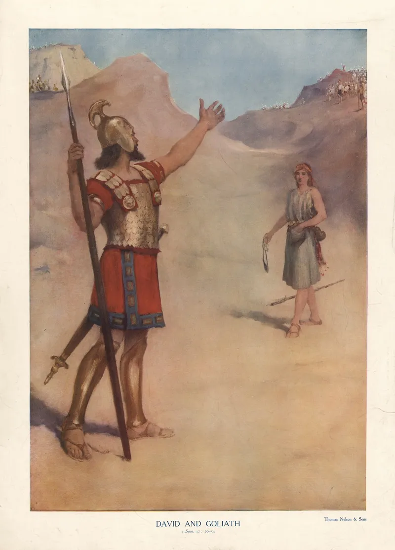 David And Goliath 14 Wall Art by Robert Payton Reid - High-Resolution Digital Print