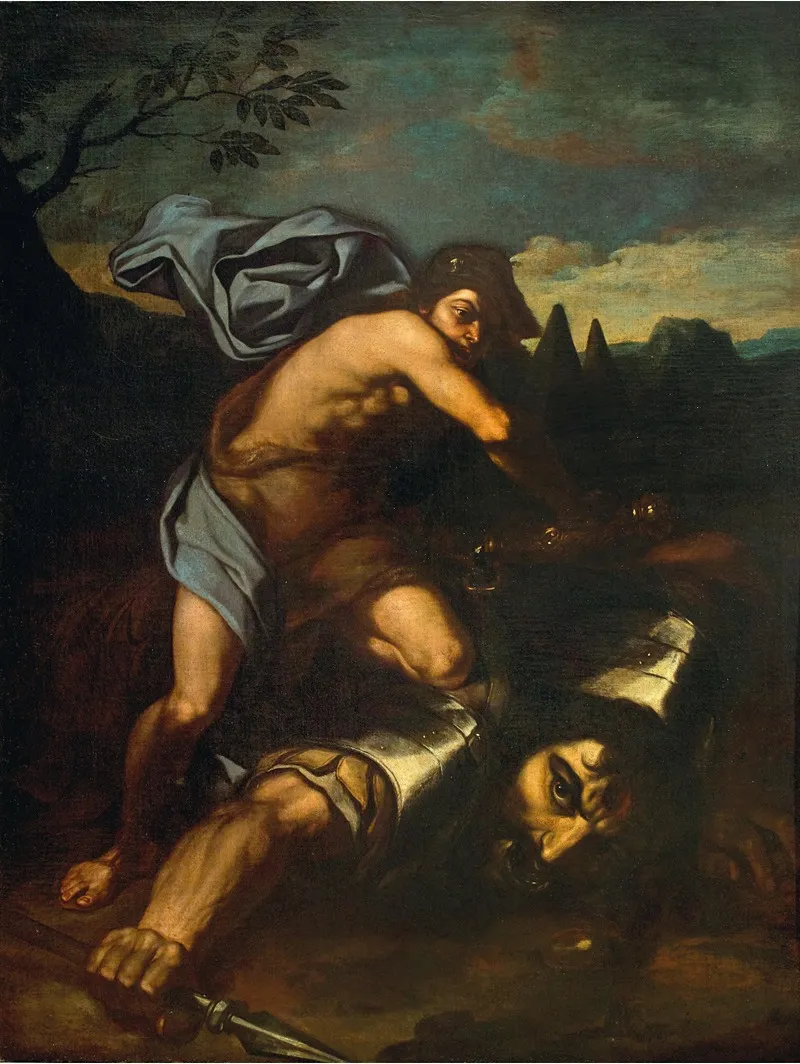 David And Goliath 2 Wall Art by Neapolitan School - High-Resolution Digital Print