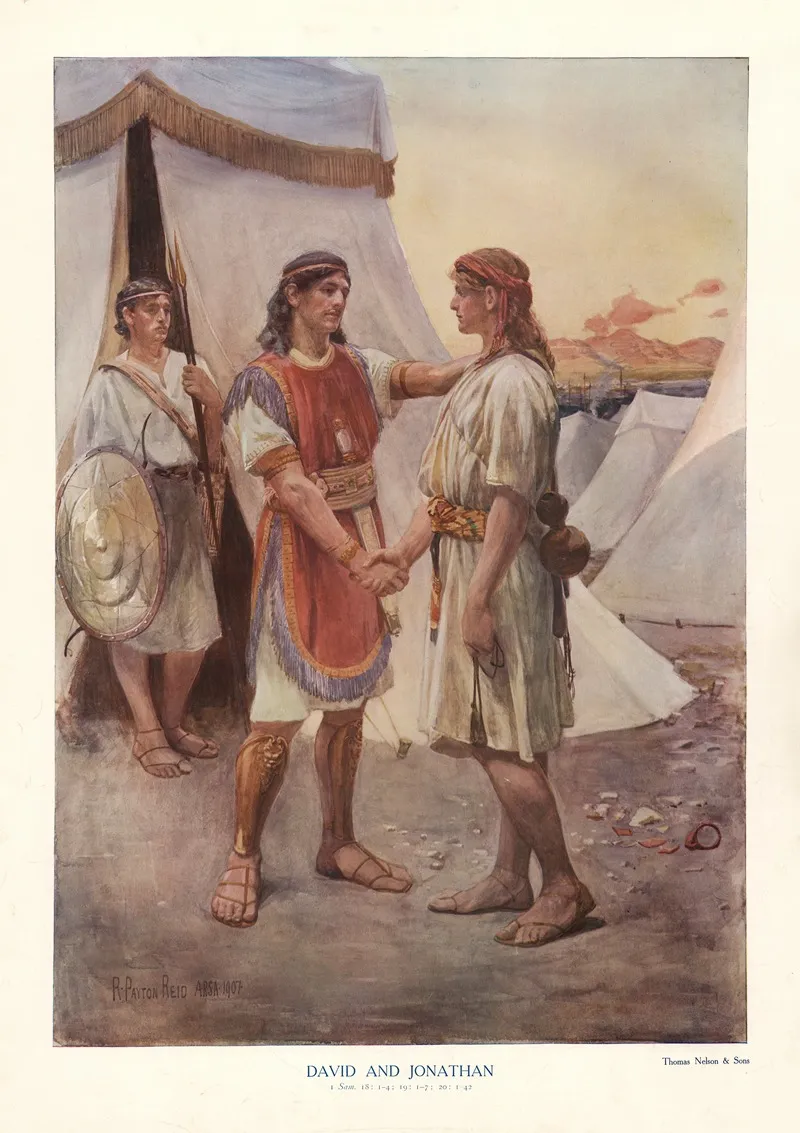 David And Jonathan Wall Art by Robert Payton Reid - High-Resolution Digital Print