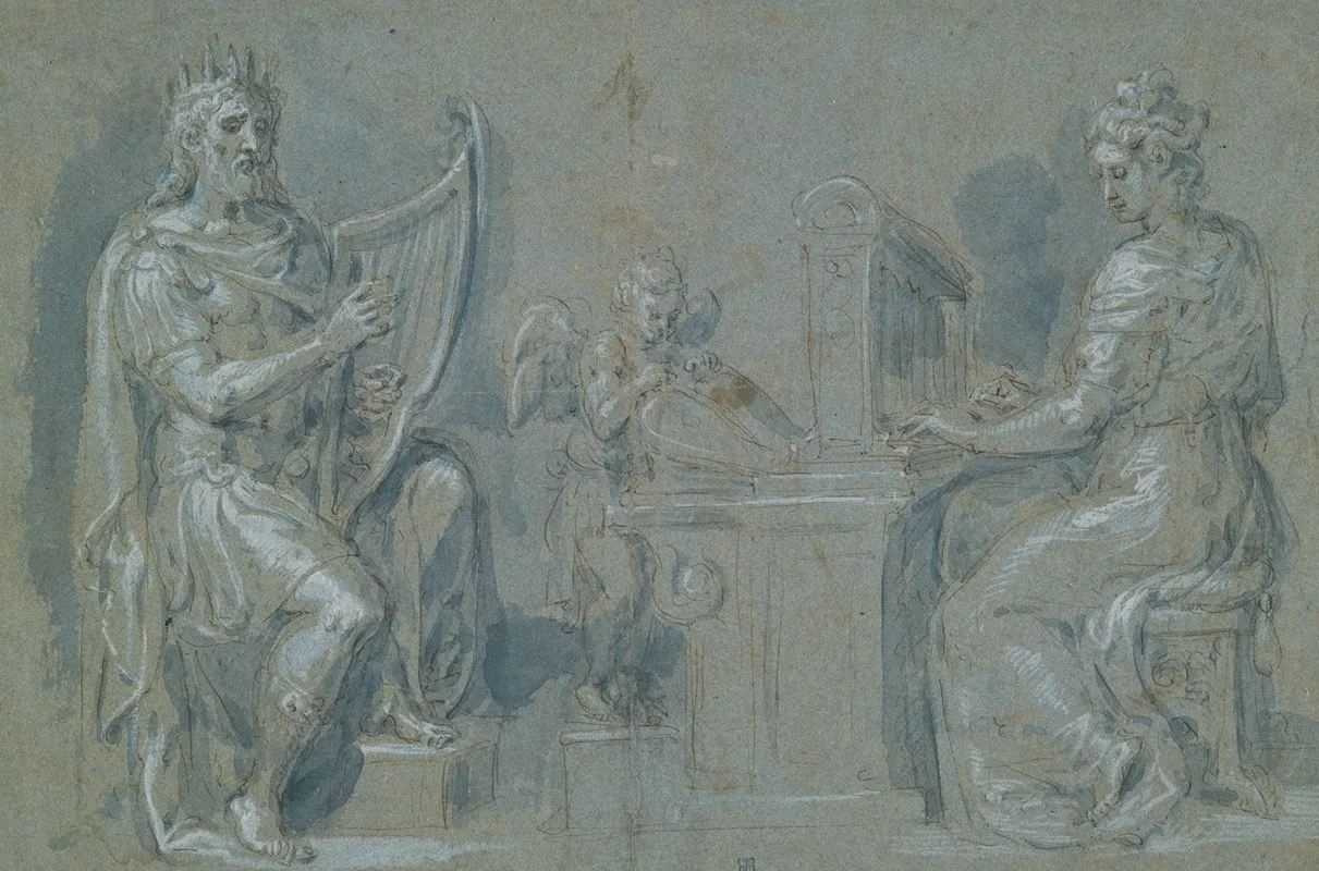 David And Saint Cecilia