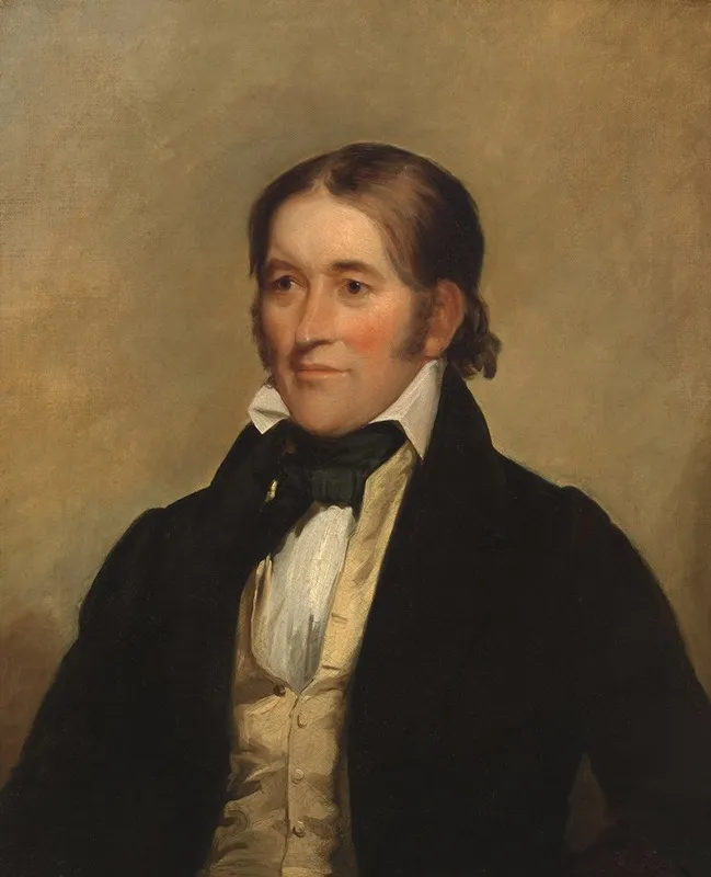 David Crockett Wall Art by Chester Harding - High-Resolution Digital Print