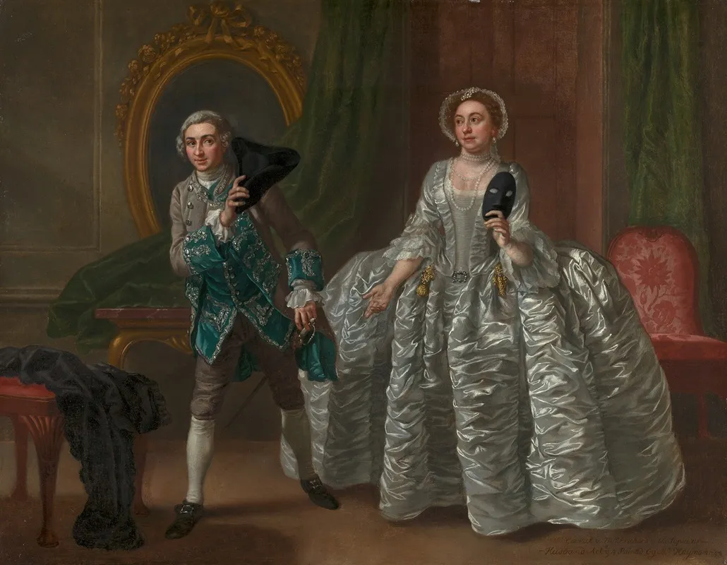 David Garrick And Mrs Pritchard In Benjamin Hoadleys The Suspicious Husband