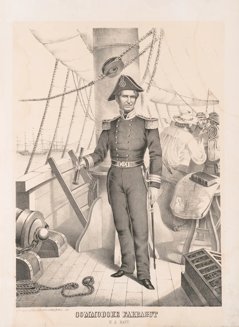 David Glasgow Farragut Wall Art by Ehrgott, Forbriger & Company - High-Resolution Digital Print