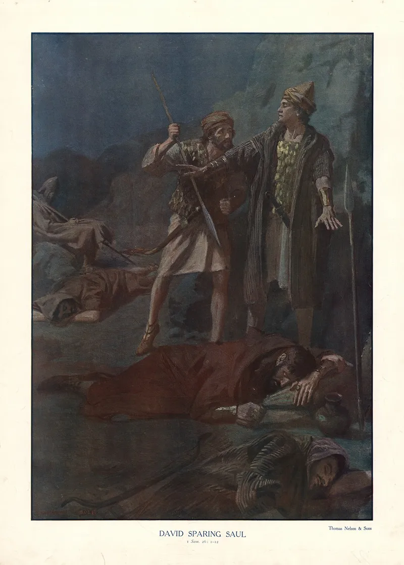 David Sparing Saul Wall Art by Simon Harmon Vedder - High-Resolution Digital Print