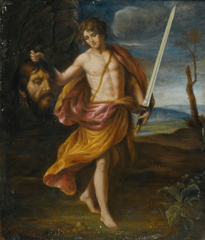 David With The Head Of Goliath 10 Wall Art by Alessandro Turchi - High-Resolution Digital Print