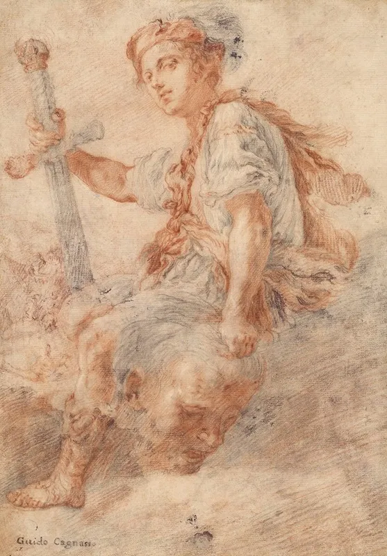 David With The Head Of Goliath 23 Wall Art by Domenico Fetti - High-Resolution Digital Print