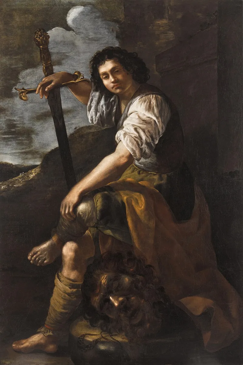 David With The Head Of Goliath 29 Wall Art by Artemisia Gentileschi - High-Resolution Digital Print