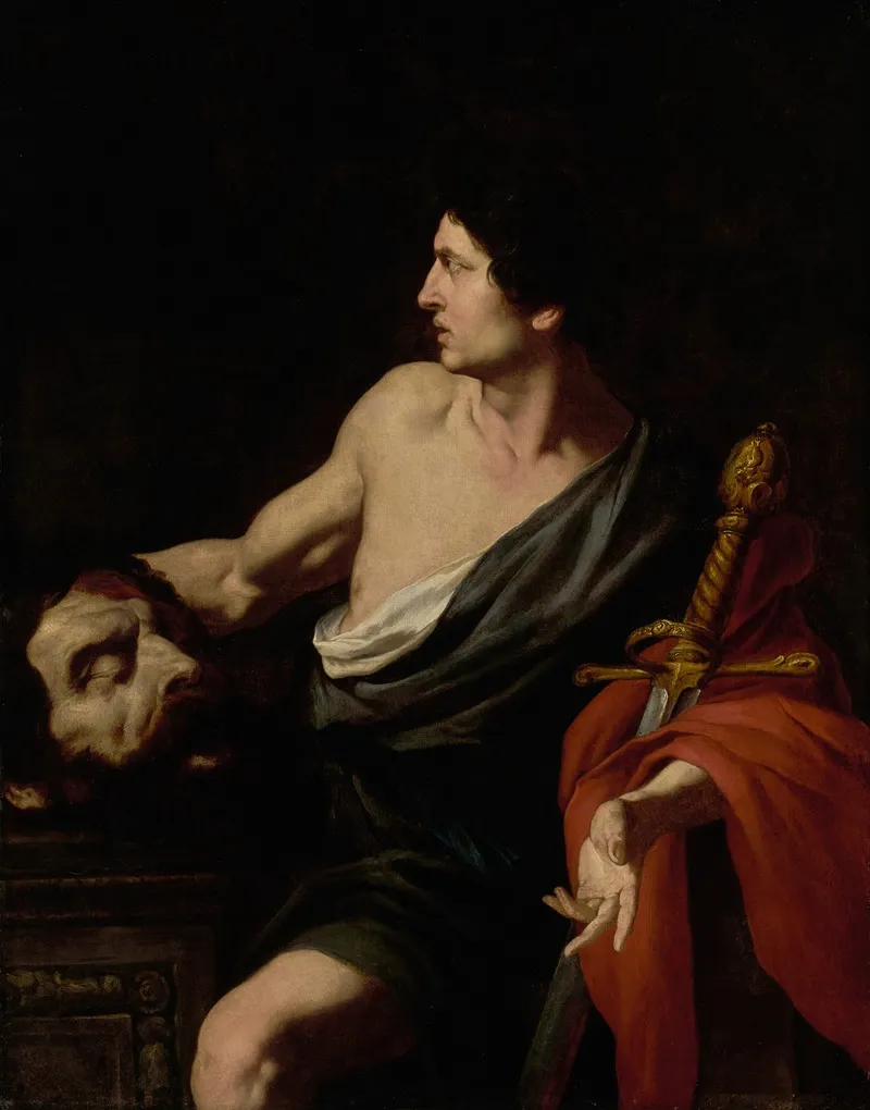 David With The Head Of Goliath 6 Wall Art by Pietro Novelli - High-Resolution Digital Print