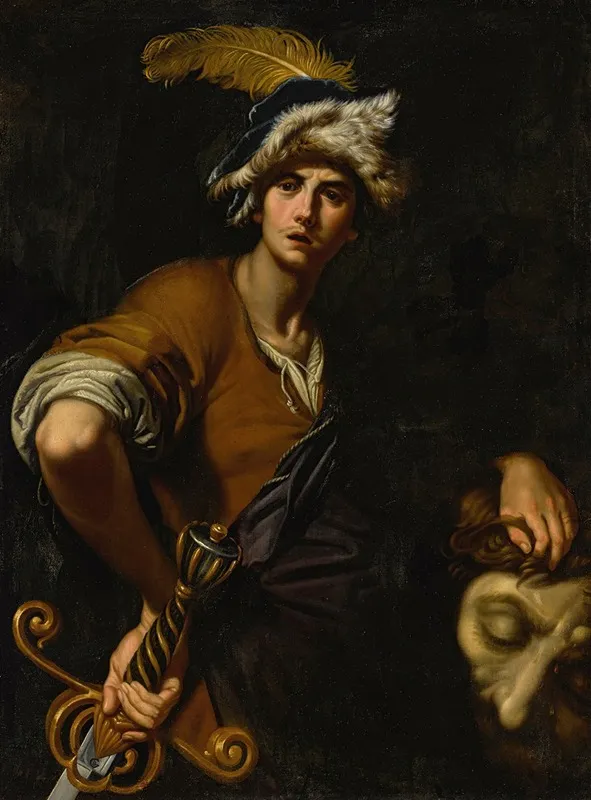 David With The Head Of Goliath 9 Wall Art by Girolamo Buratti - High-Resolution Digital Print
