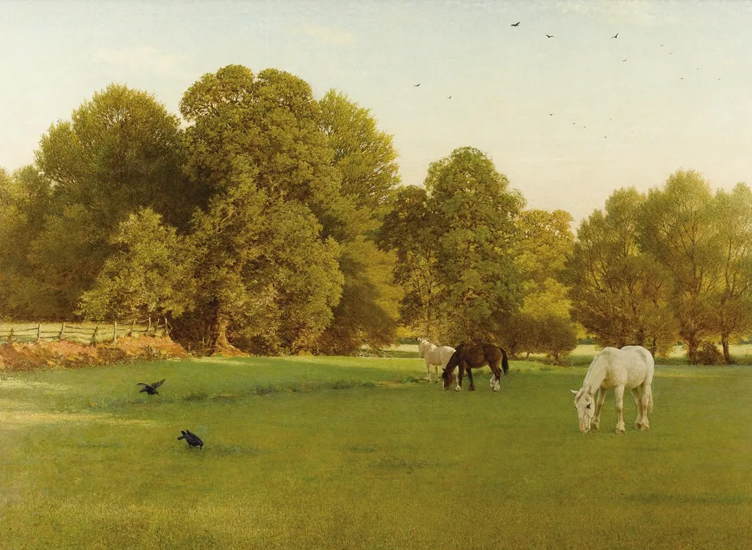Day Of Rest Wallingford Wall Art by George Dunlop Leslie - High-Resolution Digital Print