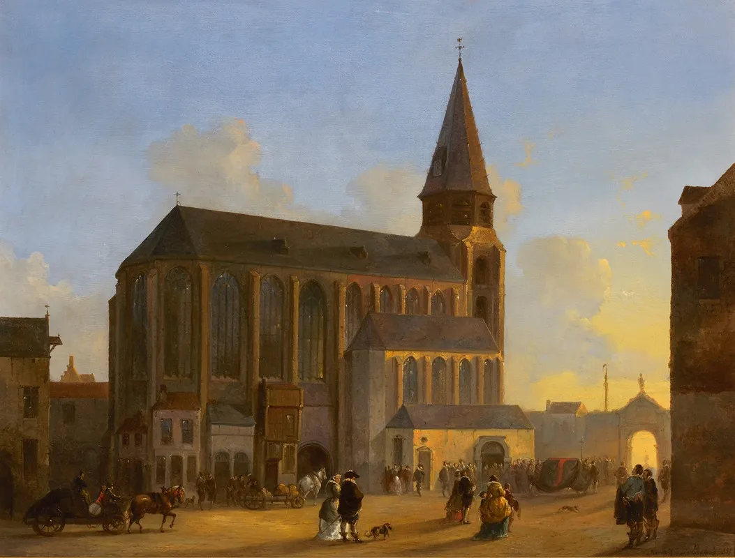 De Begrafenis Wall Art by Hendrik Schaeffels - High-Resolution Digital Print