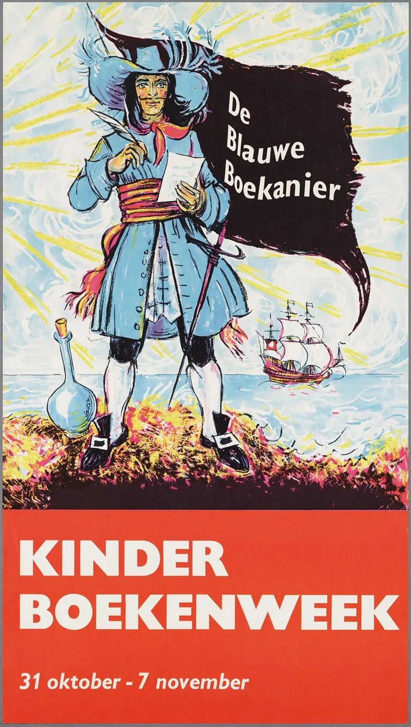 De Blauwe Boekanier Kinderboekenweek 31 Oktober 7 November Wall Art by CPNB - High-Resolution Digital Print