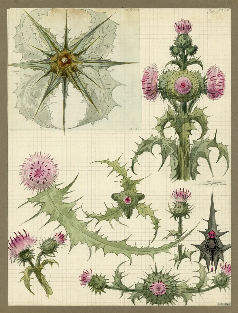 De Distel 3 Wall Art by Alfred Ost - High-Resolution Digital Print