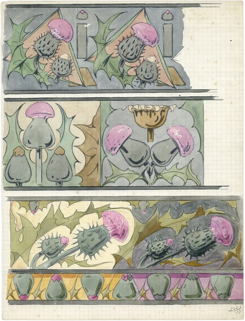 De Distel 4 Wall Art by Alfred Ost - High-Resolution Digital Print