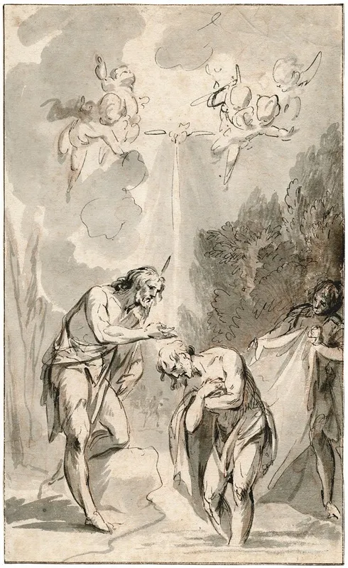 De Doop Van Christus In De Jordaan