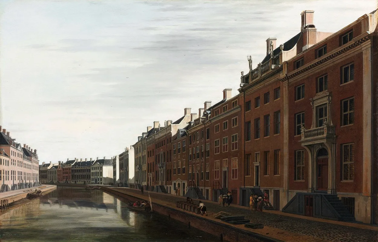 De Gouden Bocht In De Herengracht In Amsterdam Vanuit Het Westen