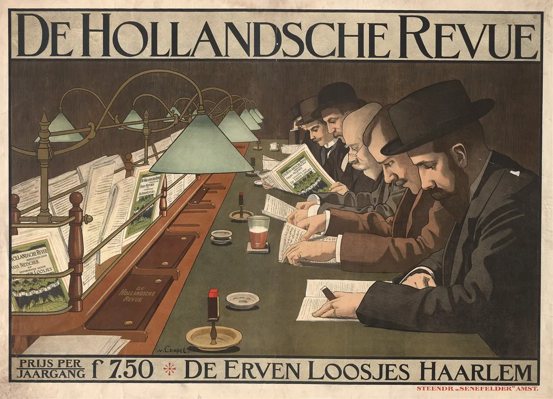 De Hollandsche Revue Wall Art by Johann Georg van Caspel - High-Resolution Digital Print