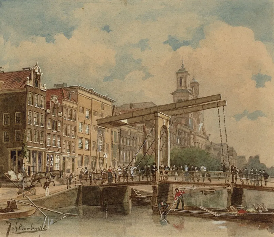 De Houtgracht Later Waterlooplein 27 65 Na 1983 129 207 Voor De Demping In 1882