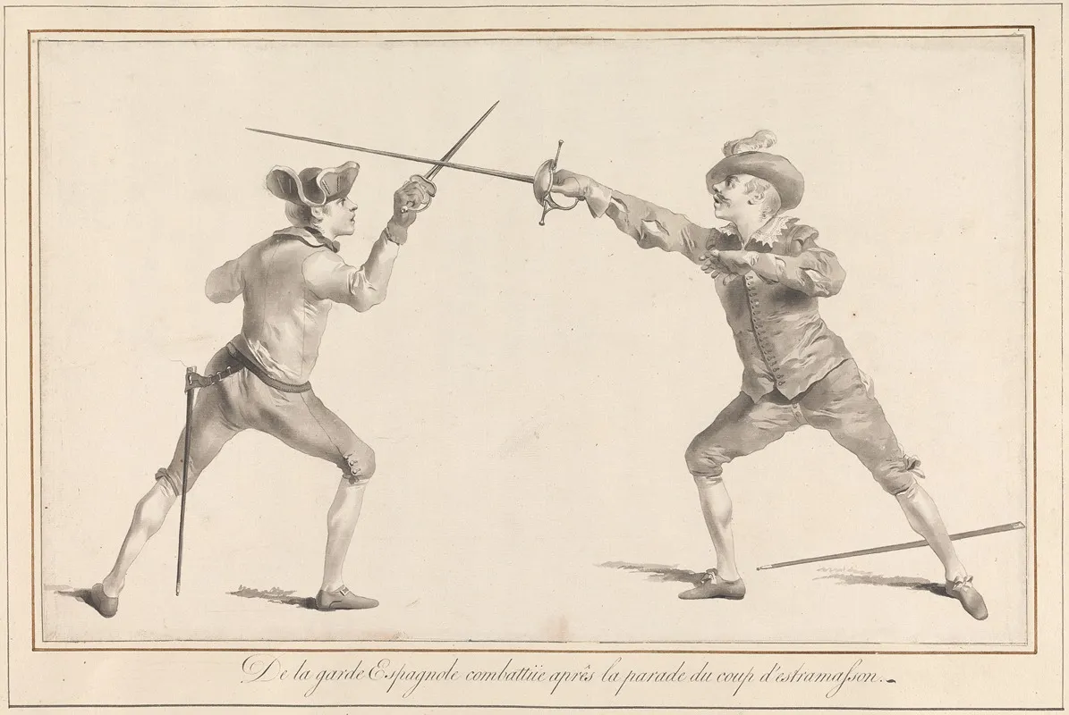 De La Garde Espagnole Combattue Apres La Parade Du Coup Destramasson Wall Art by James Gwin - High-Resolution Digital Print