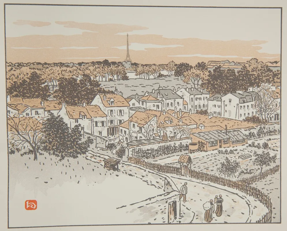 De La Gare Du Bas Meudon Wall Art by Henri Rivière - High-Resolution Digital Print