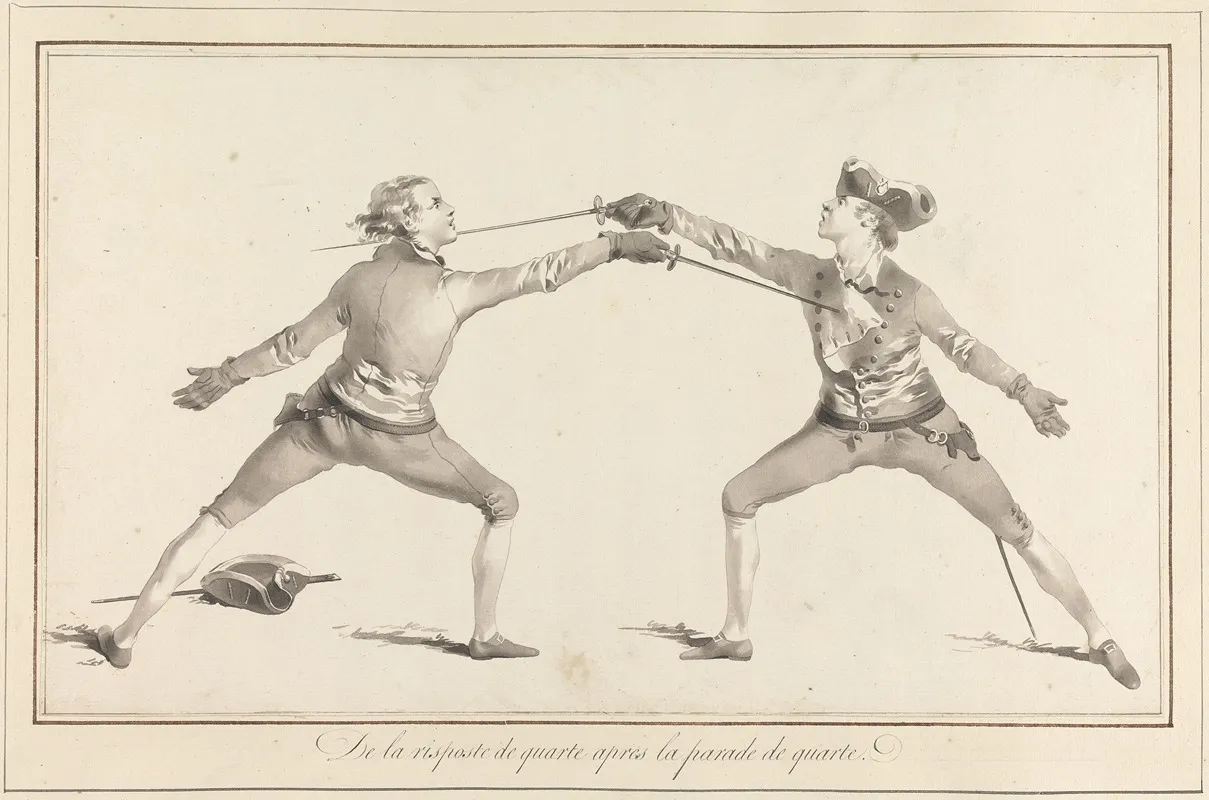 De La Risposte De Quarte Apres La Parade De Quarte Wall Art by James Gwin - High-Resolution Digital Print