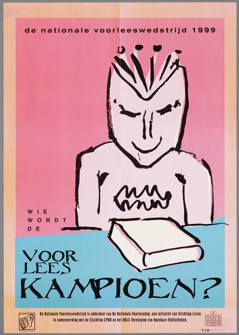 De Nationale Voorleeswedstrijd 1999 Wie Wordt De Voorlees Kampioen Wall Art by CPNB - High-Resolution Digital Print