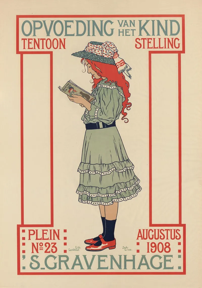 De Opvoeding Van Het Kind The Education Of The Child Wall Art by Johannes Linse - High-Resolution Digital Print