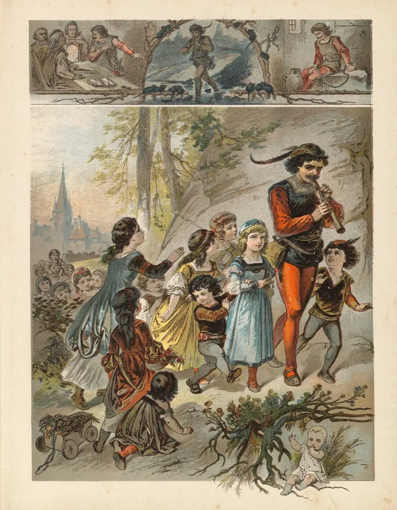 De Rattenvanger Van Hameln Wall Art by Carl Offterdinger - High-Resolution Digital Print