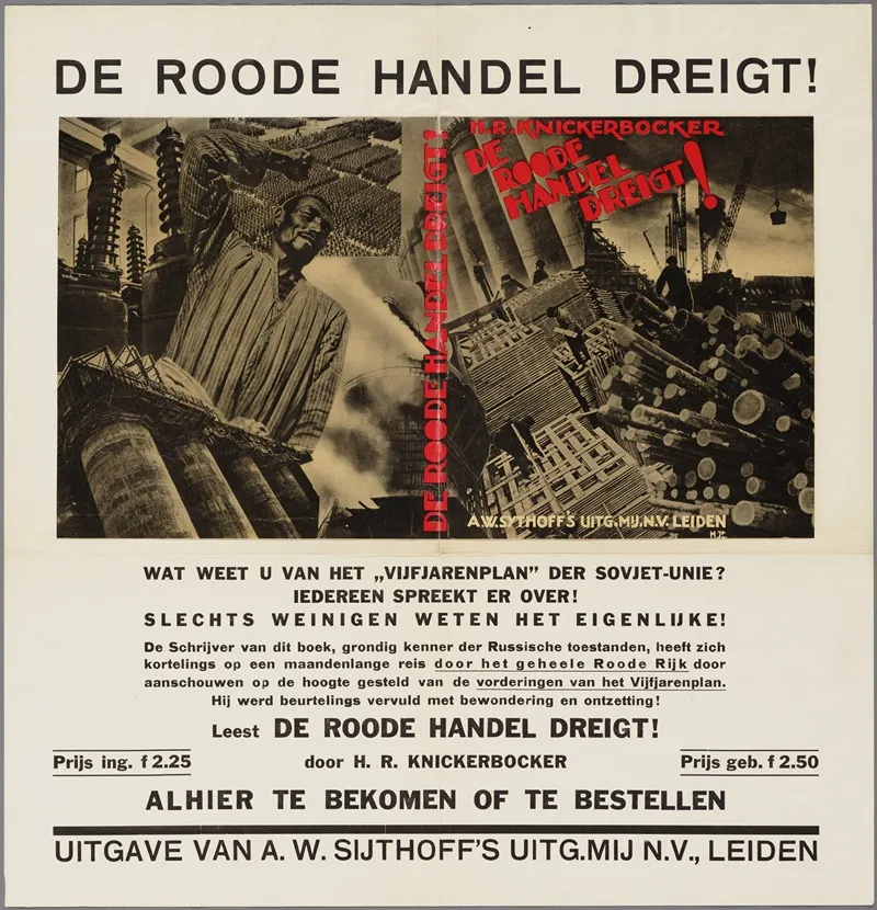 De Roode Handel Dreigt Door H R Knickerbocker Wall Art by A.W. Sijthoff's Uitg - High-Resolution Digital Print