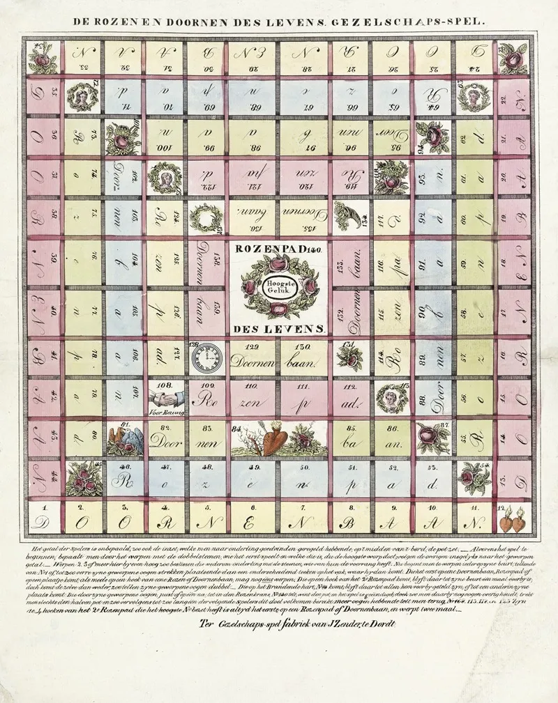 De Rozen En Doornen Des Levens Gezelschaps Spel