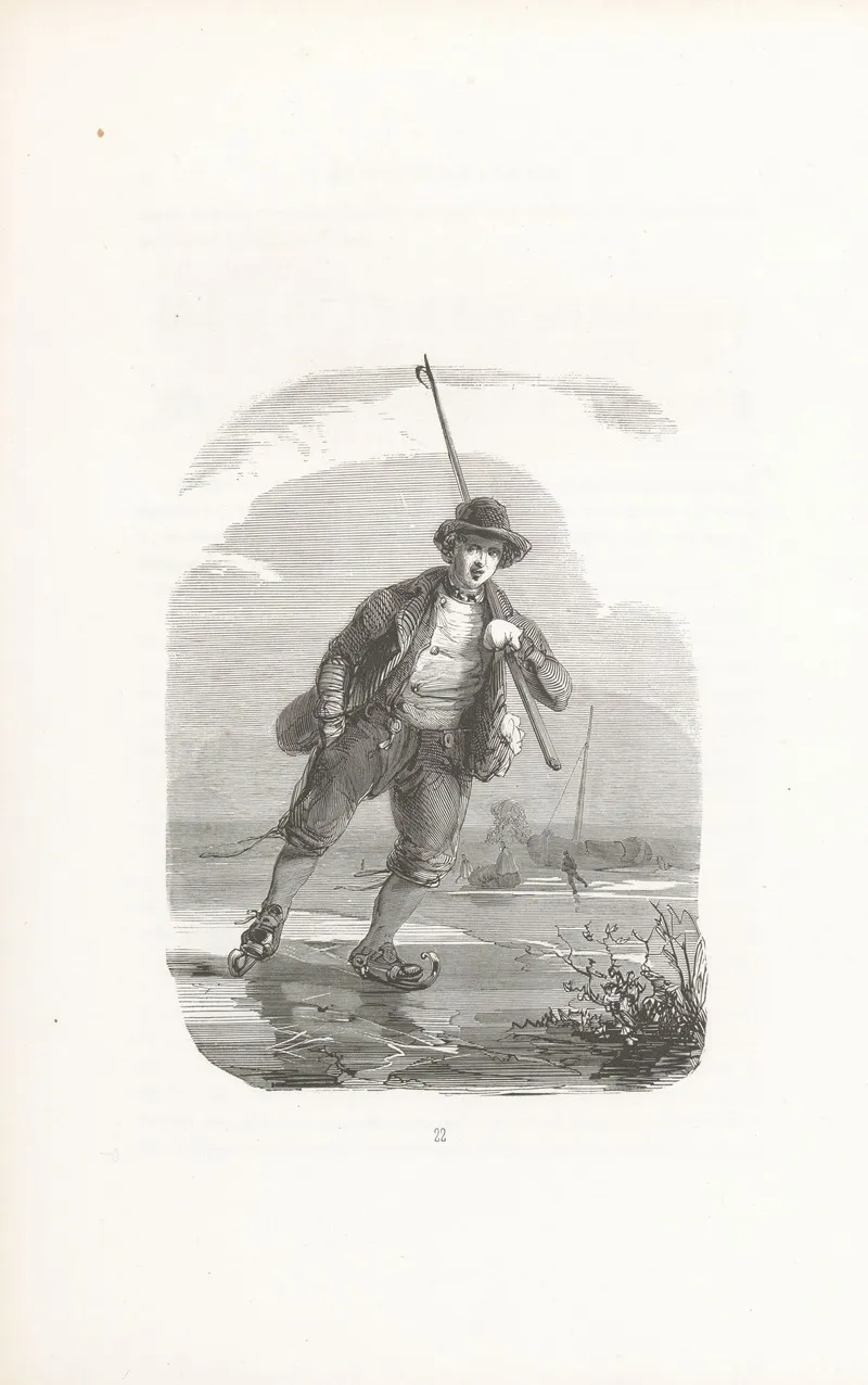 De Schaatsenrijder Wall Art by Willem Hendrik Schmidt - High-Resolution Digital Print