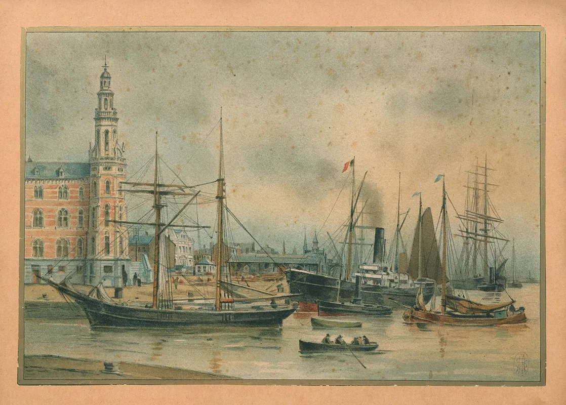 De Schelde Bij Het Loodswezen Van Antwerpen