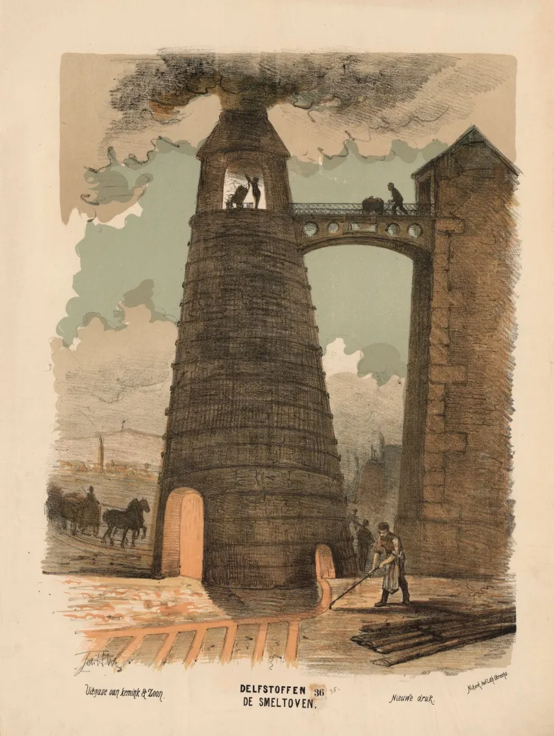De Smeltoven Wall Art by Hendrik Jan van Lummel - High-Resolution Digital Print