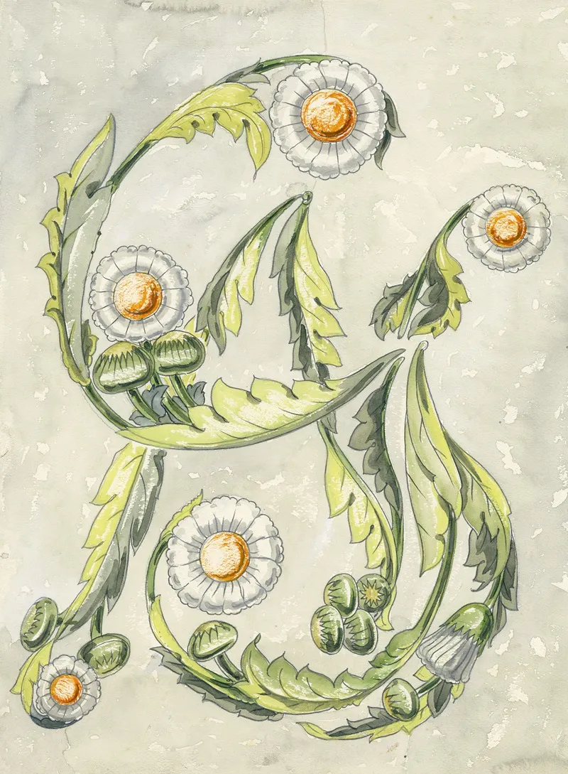 De St Jansbloem 5 Wall Art by Alfred Ost - High-Resolution Digital Print