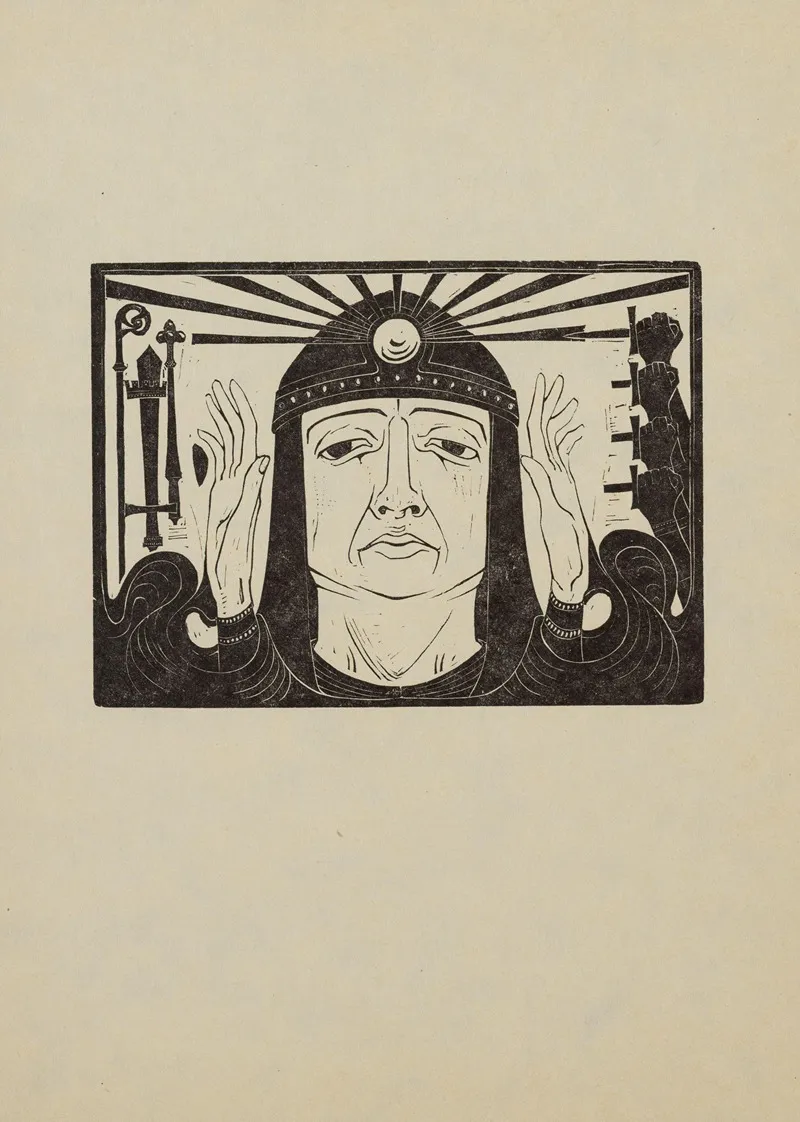 De Tocht Der Argonauten De Geplaagde Phychische Kracht Wordt Verlost Wall Art by Karel de Bazel - High-Resolution Digital Print