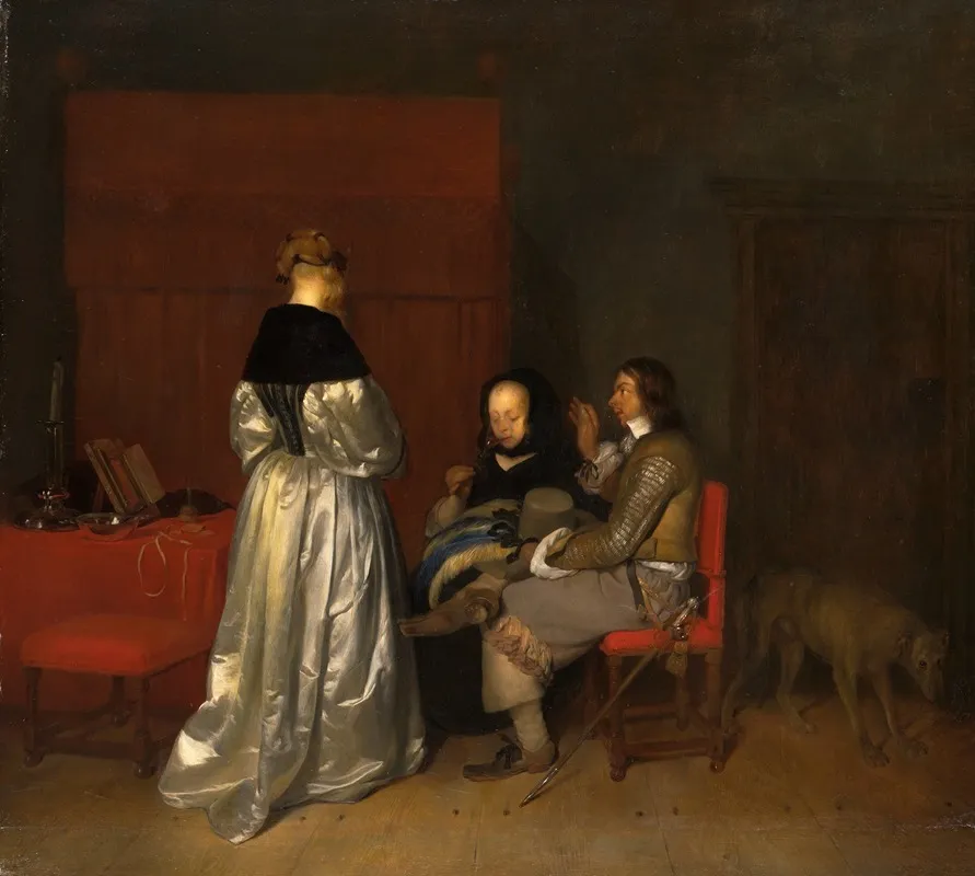 De Vaderlijke Vermaning Wall Art by Charles van Beveren - High-Resolution Digital Print