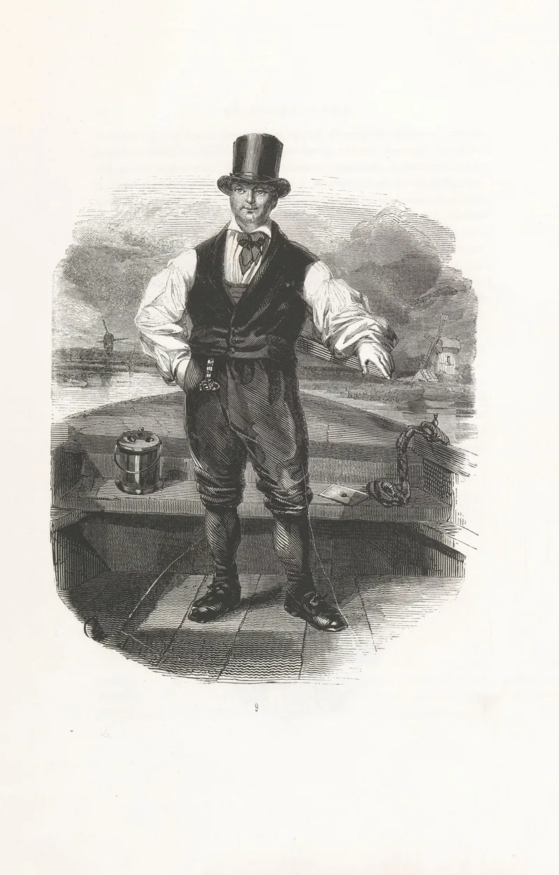 De Veerschipper Wall Art by Willem Hendrik Schmidt - High-Resolution Digital Print