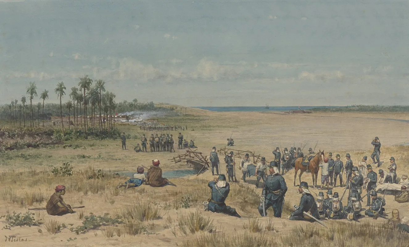 De Verovering Van Toemoelit Tijdens De Expeditie Van Samalangan 26 Augustus 1877