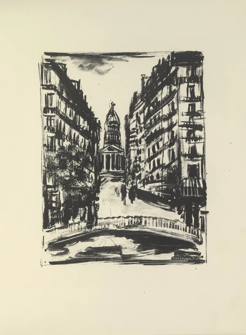 De Vlaminck Rue Soufflot Wall Art by Paul Valéry - High-Resolution Digital Print