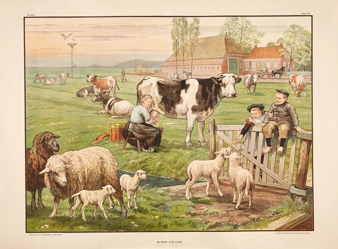 De Weide In De Lente