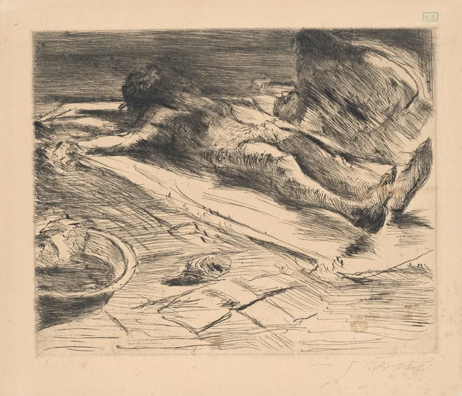 Dead Christ 3 Wall Art by Lovis Corinth - High-Resolution Digital Print