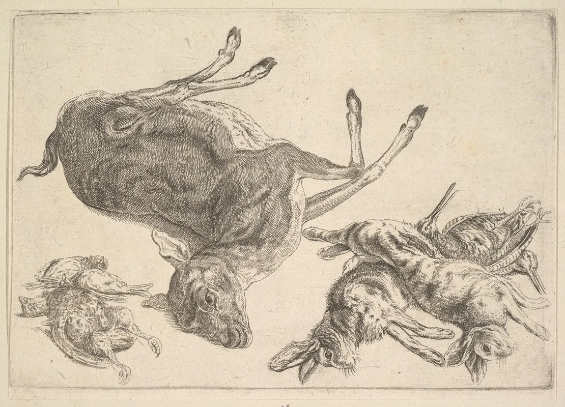 Dead Deer Hares And Game