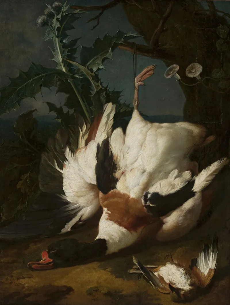 Dead Drake Wall Art by Jan Weenix - High-Resolution Digital Print