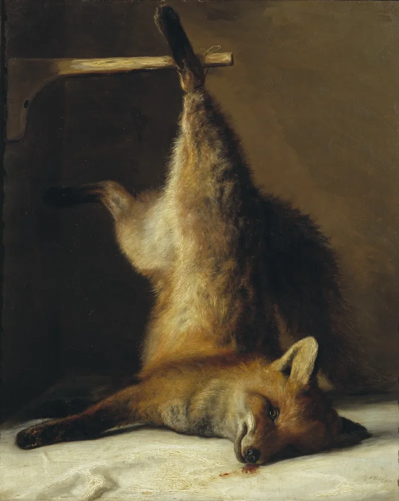 Dead Fox 2 Wall Art by Frants Diderik Bøe - High-Resolution Digital Print